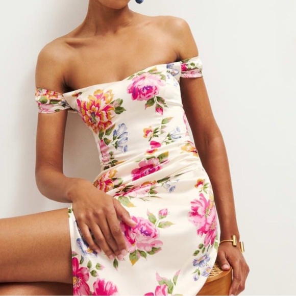 Reformation Genesis Silk Dress sz 0 - Picture 4 of 8